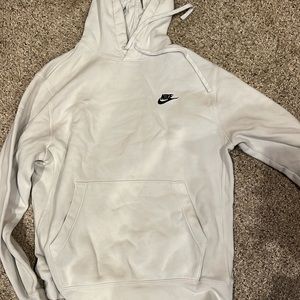 White Nike hoodie